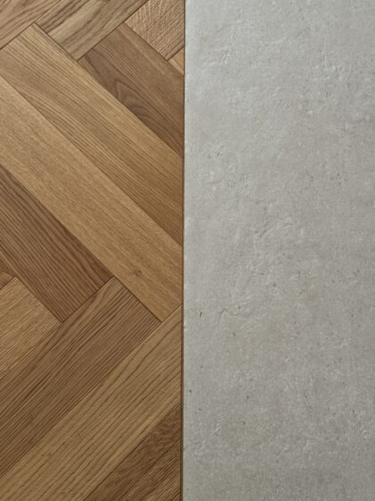 Realizace Drevene Podlahy Prechod Na Dlazbu Detail Scaled